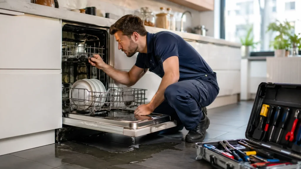 Vaatwasser reparatie Den Haag bij foutcodes, lekkage en slecht spoelresultaat