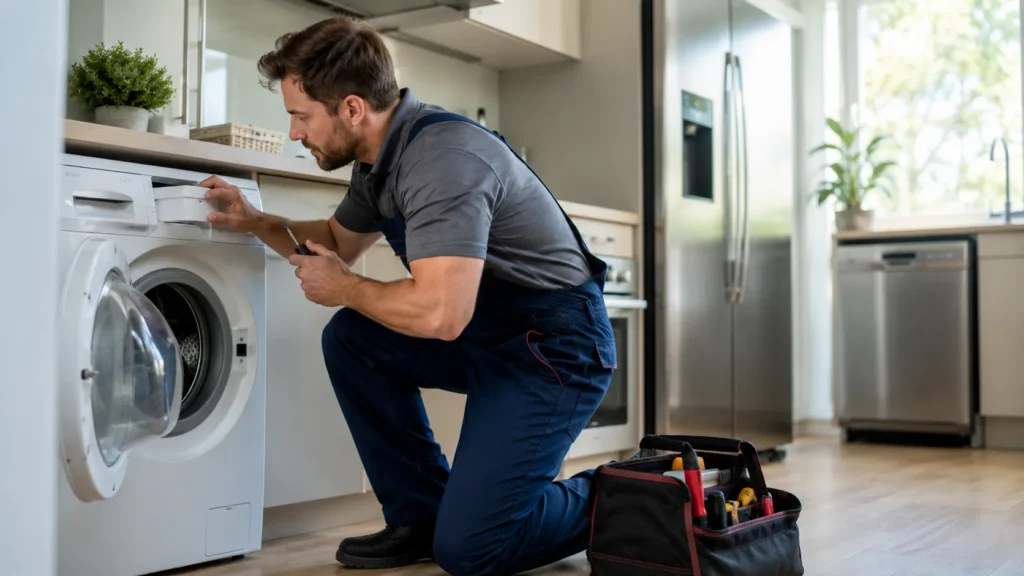 Monteur voert witgoed reparatie in Den Haag uit voor duurzaam herstel