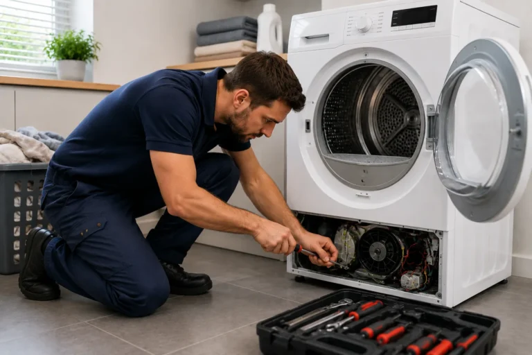 Droger reparatie Den Haag bij uitval foutcodes en slecht drogende was