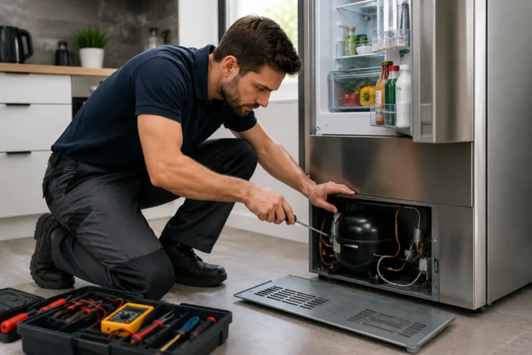 Koelkast reparatie Den Haag bij slechte koeling, lekkage en ijsvorming.